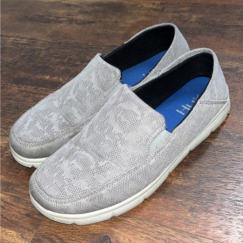 Huk Performance Brewster Men's Causal Shoes, Overcast Grey, Men’s 10.